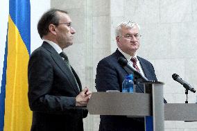 Joint news conference of Ukrainian and Norwegian FMs in Kyiv