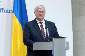 Joint news conference of Ukrainian and Norwegian FMs in Kyiv