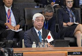 Japan defense chief attends NATO meeting