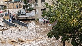 Flooding Following Heavy Rain - Annonay