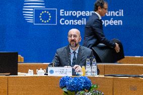 EU Leaders Attend The European Council Summit