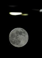 Super Moon Rise Over Doha City