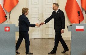 President of the Swiss Confederation visits Poland