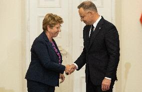 President of the Swiss Confederation visits Poland