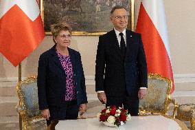 President of the Swiss Confederation visits Poland