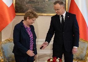 President of the Swiss Confederation visits Poland