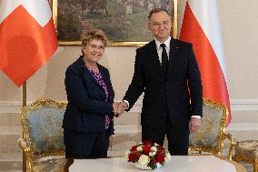 President of the Swiss Confederation visits Poland