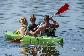 Kayaking in Cassubia, Poland