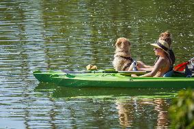 Kayaking in Cassubia, Poland