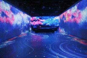 Three-dimensional Light Show in Shanghai