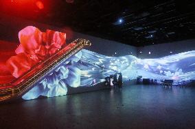 Three-dimensional Light Show in Shanghai