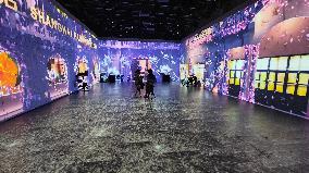 Three-dimensional Light Show in Shanghai