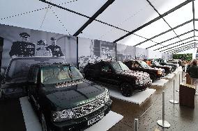 Rover Vehicles Used By Queen Elizabeth Ii On Display At Plaza Rockefeller Center - NYC