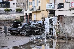 Aftermath Massive Floodings Rive De Gier