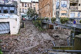 Aftermath Massive Floodings Rive De Gier