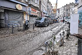 Aftermath Massive Floodings Rive De Gier