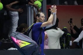 Rafael Nadal And Carlos Alcaraz At Six Kings Slam Exhibition Tennis Tournament - Riyadh