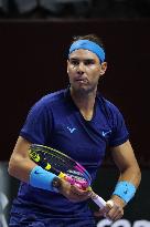 Rafael Nadal And Carlos Alcaraz At Six Kings Slam Exhibition Tennis Tournament - Riyadh