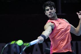 Rafael Nadal And Carlos Alcaraz At Six Kings Slam Exhibition Tennis Tournament - Riyadh