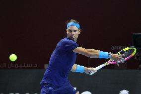 Rafael Nadal And Carlos Alcaraz At Six Kings Slam Exhibition Tennis Tournament - Riyadh