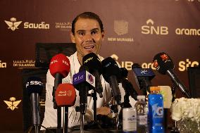 Rafael Nadal And Carlos Alcaraz At Six Kings Slam Exhibition Tennis Tournament - Riyadh