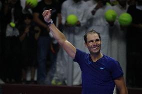 Rafael Nadal And Carlos Alcaraz At Six Kings Slam Exhibition Tennis Tournament - Riyadh