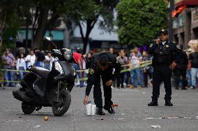 Police Operation After Attack On Diana Sánchez Barrios, Leader Of Traders In Mexico City's Historic Centre