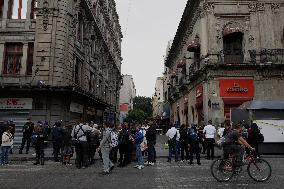 Police Operation After Attack On Diana Sánchez Barrios, Leader Of Traders In Mexico City's Historic Centre