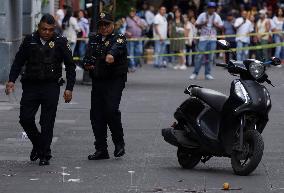 Police Operation After Attack On Diana Sánchez Barrios, Leader Of Traders In Mexico City's Historic Centre