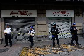 Police Operation After Attack On Diana Sánchez Barrios, Leader Of Traders In Mexico City's Historic Centre