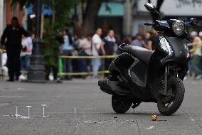 Police Operation After Attack On Diana Sánchez Barrios, Leader Of Traders In Mexico City's Historic Centre