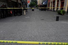 Police Operation After Attack On Diana Sánchez Barrios, Leader Of Traders In Mexico City's Historic Centre