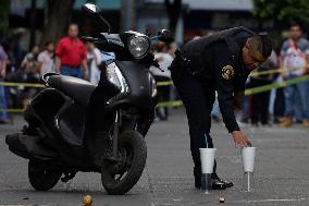 Police Operation After Attack On Diana Sánchez Barrios, Leader Of Traders In Mexico City's Historic Centre