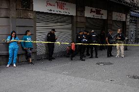 Police Operation After Attack On Diana Sánchez Barrios, Leader Of Traders In Mexico City's Historic Centre