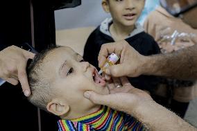 Polio Vaccination Campaign - Gaza