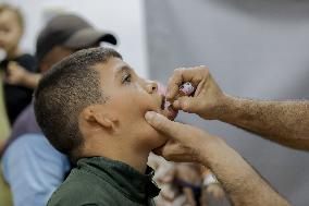 Polio Vaccination Campaign - Gaza