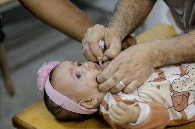 Polio Vaccination Campaign - Gaza