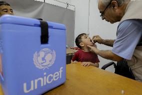 Polio Vaccination Campaign - Gaza