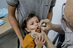 Polio Vaccination Campaign - Gaza