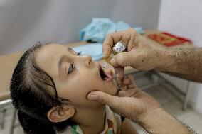 Polio Vaccination Campaign - Gaza