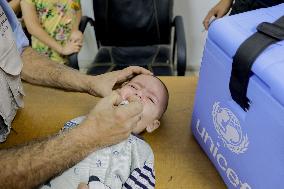 Polio Vaccination Campaign - Gaza