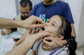 Polio Vaccination Campaign - Gaza