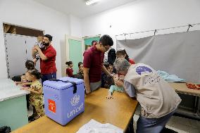 Polio Vaccination Campaign - Gaza