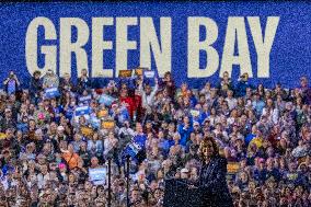 Democratic Presidential Candidate Kamala Harris Campaigns Across Wisconsin