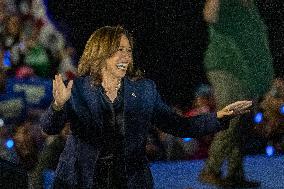 Democratic Presidential Candidate Kamala Harris Campaigns Across Wisconsin