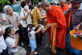 Thai Faithful Mark The End Of The Buddhist Lent In Bangkok.