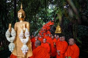 Thai Faithful Mark The End Of The Buddhist Lent In Bangkok.