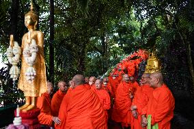 Thai Faithful Mark The End Of The Buddhist Lent In Bangkok.