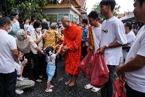 Thai Faithful Mark The End Of The Buddhist Lent In Bangkok.