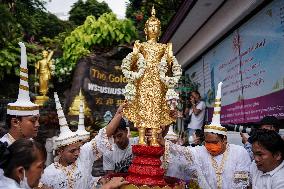 Thai Faithful Mark The End Of The Buddhist Lent In Bangkok.